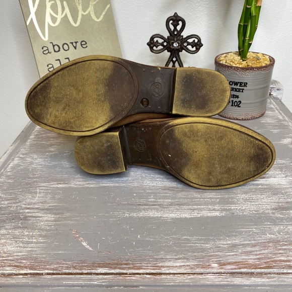 Lucky Brand brown zipper ankle boots booties Size 8.5M - Picture 8 of 10